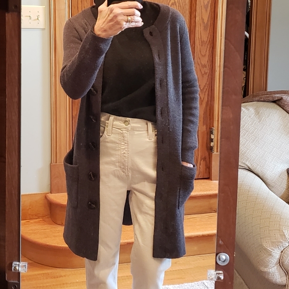 Banana Republic Sweaters - Banana Republic Grey Sweater Coat | Size XS